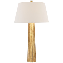 Visual Comfort & Co. Signature Collection CHA 8906GI-L-CL - Fluted Spire Large Cordless Table Lamp