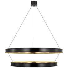 Visual Comfort & Co. Signature Collection CHC 1619BZ - Connery 50" Two-Tier Ring Chandelier
