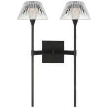 Visual Comfort & Co. Signature Collection WF 2003BZ-CC - Blaze 19" 2 Light Tail Sconce