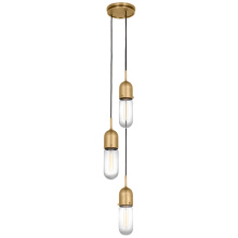Visual Comfort & Co. Signature Collection TOB 5646HAB-CG-3 - Junio 3-Light Pendant
