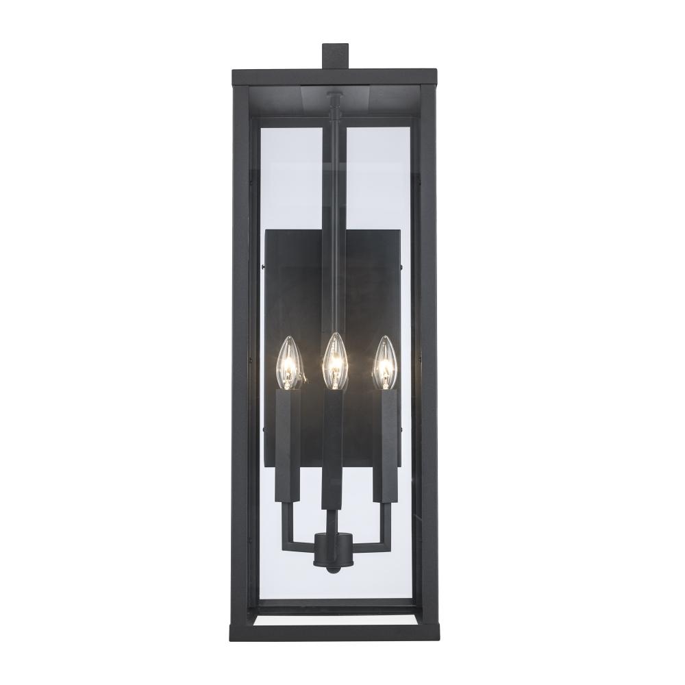 Oxford Outdoor Wall Lights Black