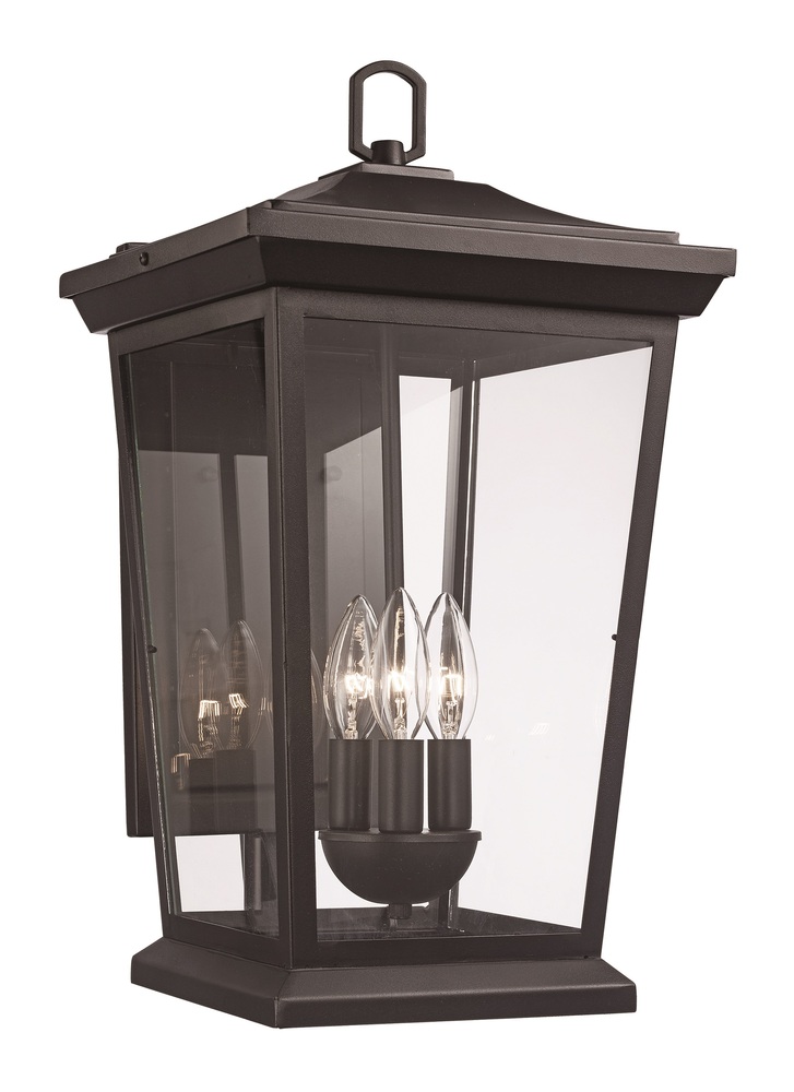 3LT OUTD WALL LANTERN TORCH LR