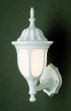 Trans Globe 4040 WH - Hamilton 1-Light Opal Glass Traditional Outdoor Wall Lantern