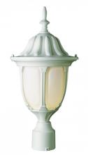 Trans Globe 4042 BG - Hamilton 1-Light Opal Glass Traditional Outdoor Post Mount Lantern Head
