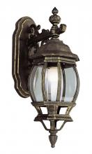 Trans Globe 4053 BC - Francisco 1-Light Outdoor Beveled Glass Coach Wall Lantern