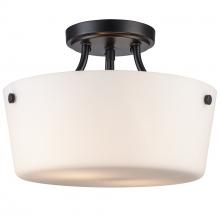 Trans Globe 70527-2 BK - Flush Mount Lighting Black