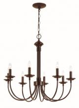Trans Globe 9018 ROB - Candle 26.5" Chandelier