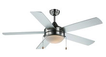 Trans Globe F-1020 BN - Cappleman 2-Light, 5-Blade Transitional Ceiling Fan