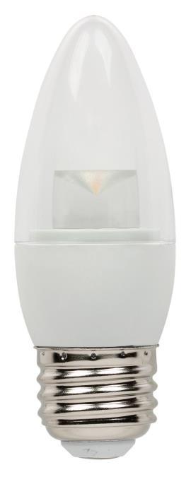 4-1/2W B11 LED Dimmable 2700K E26 (Medium) Base, 120 Volt, Card