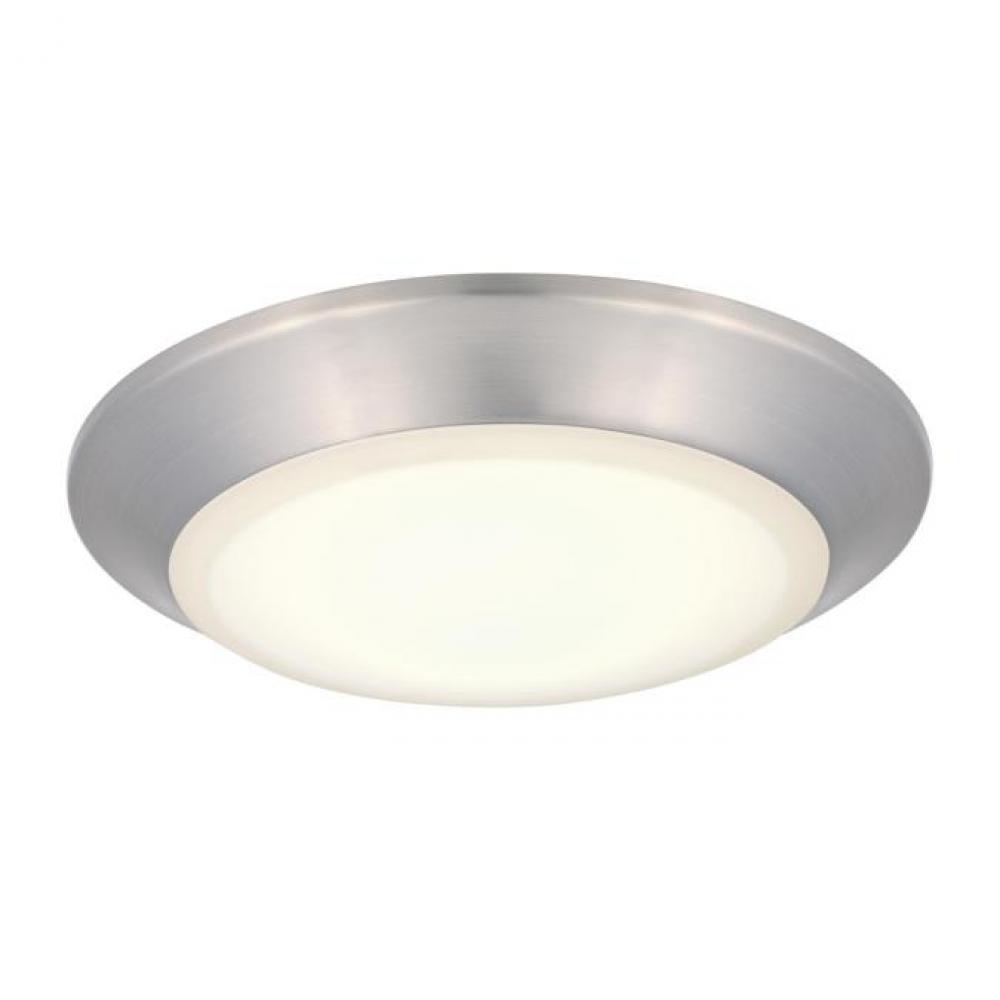 7.5 in. 16W Dimmable LED Surface Mount with Color Temperature Selection Brushed Nickel Finish