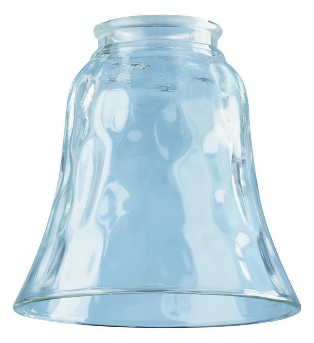 Beveled Clear Glass Bell Shade