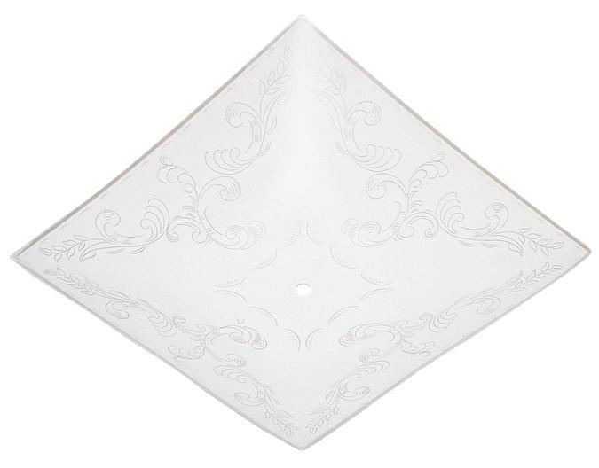 Clear Floral Design on White Diffuser