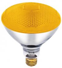Westinghouse 440900 - 100W BR38 Incandescent Reflector Bug Yellow Flood E26 (Medium) Base, 120 Volt, Box