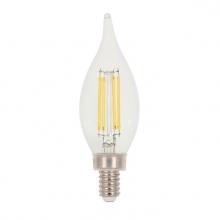 Westinghouse 5266100 - 4.5W CA11 Filament LED Dimmable Clear 3000K E12 (Candelabra) Base, 120 Volt, Box