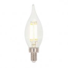 Westinghouse 5272000 - 4.5W CA11 Filament LED Dimmable Clear 2700K E12 (Candelabra) Base, 120 Volt, Box
