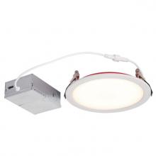 Westinghouse 5312000 - 15W Fire-Rated Slim Recessed LED Downlight Color Temperature Selection 6 in. Dimmable 2700K, 3000K,