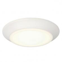 Westinghouse 6134000 - 7.5 in. 16W Dimmable LED Surface Mount with Color Temperature Selection White Finish Frosted Acrylic