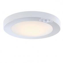 Westinghouse 6137600 - 6 in. 7W LED Flush with Color Temperature Selection and Motion Sensor White Finish