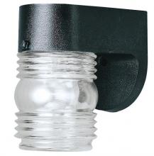 Westinghouse 6680000 - Polypropylene Wall Fixture Black Finish Clear Glass