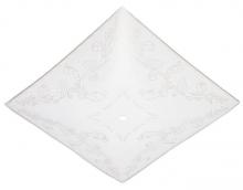 Westinghouse 8181000 - Clear Floral Design on White Diffuser
