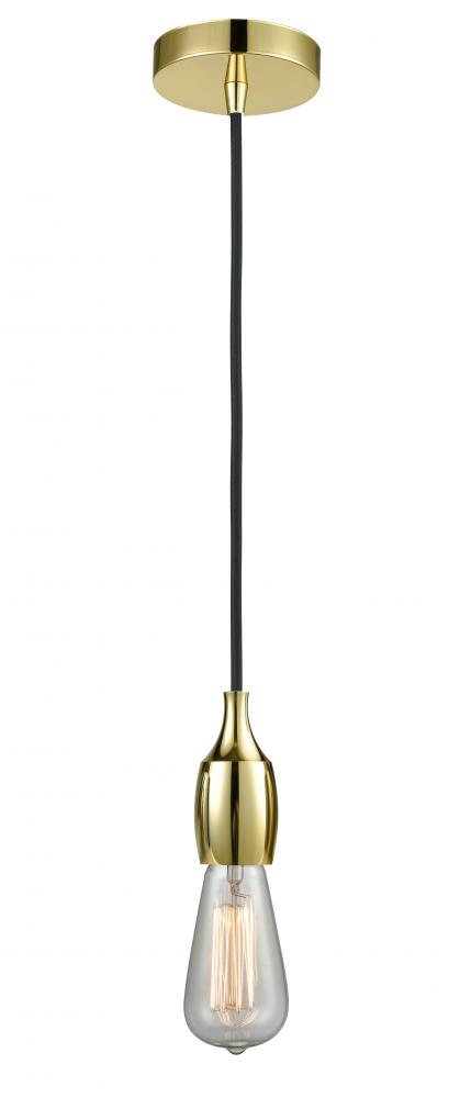 Chelsea - 1 Light - 2 inch - Gold - Cord hung - Mini Pendant