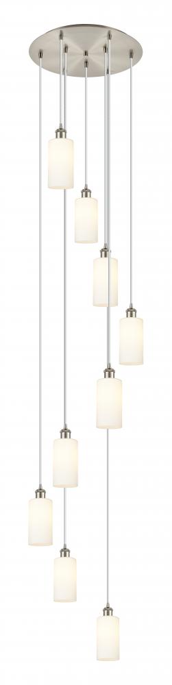 Crown Point - 9 Light - 19 inch - Brushed Satin Nickel - Multi Pendant