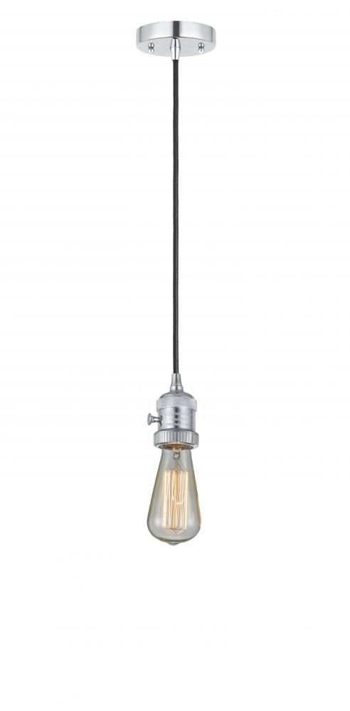 Bare Bulb - 1 Light - 3 inch - Polished Chrome - Cord hung - Mini Pendant