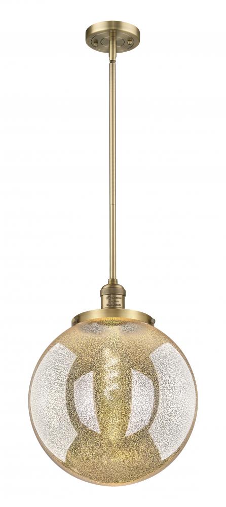 Beacon - 1 Light - 14 inch - Brushed Brass - Stem Hung - Pendant