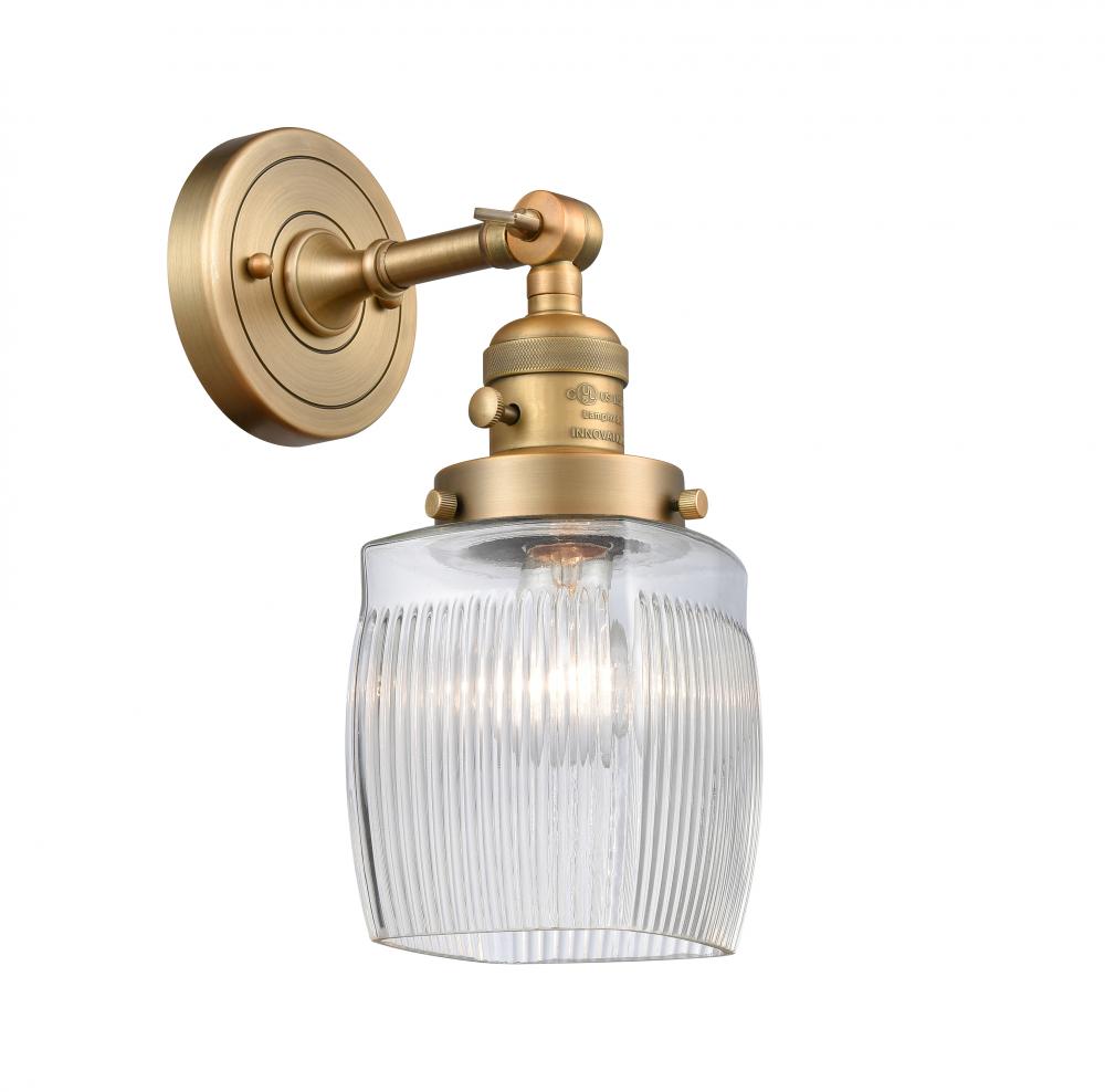 Colton - 1 Light - 6 inch - Brushed Brass - Adjustable Sconce