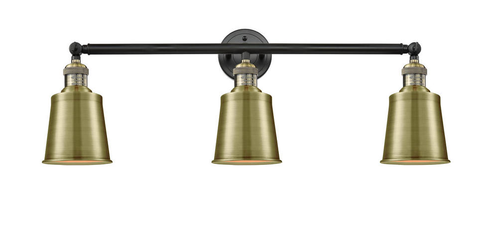 Addison - 3 Light - 32 inch - Black Antique Brass - Bath Vanity Light