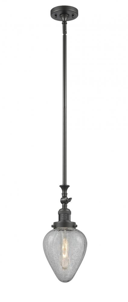 Geneseo - 1 Light - 7 inch - Oil Rubbed Bronze - Stem Hung - Adjustable Mini Pendant