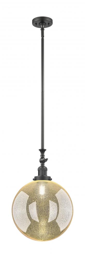 Beacon - 1 Light - 12 inch - Oil Rubbed Bronze - Stem Hung - Adjustable Mini Pendant
