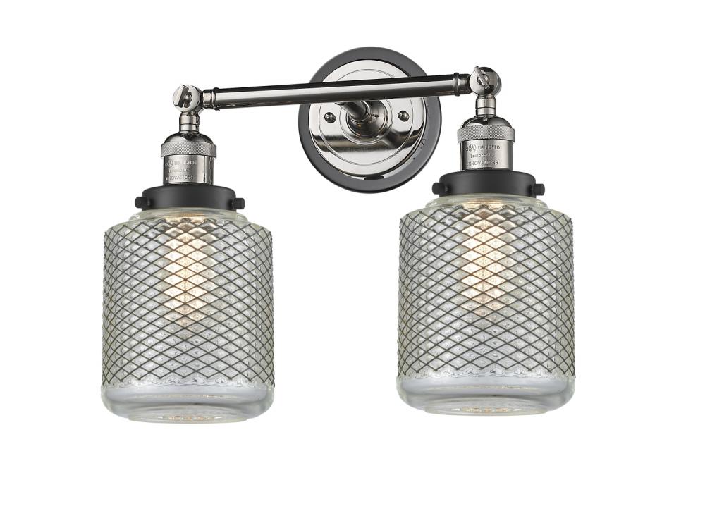 Stanton - 2 Light - 16 inch - Polished Nickel - Bath Vanity Light