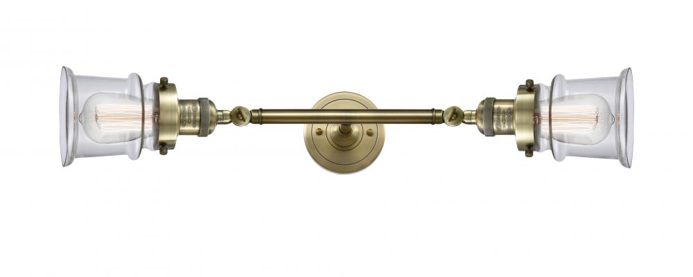 Canton - 2 Light - 6 inch - Antique Brass - Bath Vanity Light