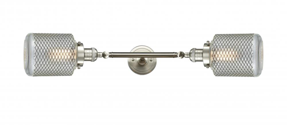 Stanton - 2 Light - 6 inch - Brushed Satin Nickel - Adjustable Bath Vanity Light