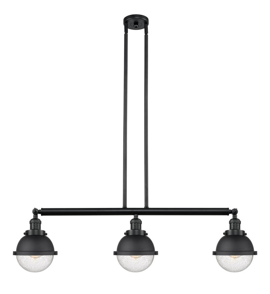 Hampden - 3 Light - 40 inch - Matte Black - Stem Hung - Island Light