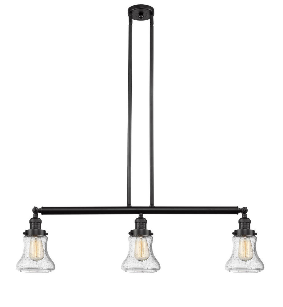 Bellmont - 3 Light - 39 inch - Oil Rubbed Bronze - Stem Hung - Adjustable Island Light