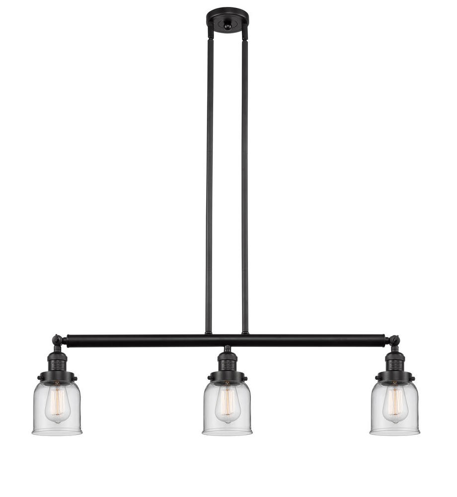 Bell - 3 Light - 38 inch - Oil Rubbed Bronze - Stem Hung - Adjustable Island Light