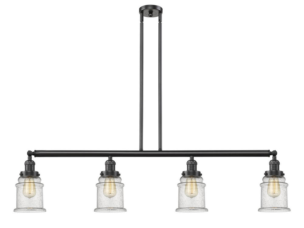 Canton - 4 Light - 51 inch - Oil Rubbed Bronze - Stem Hung - Island Light