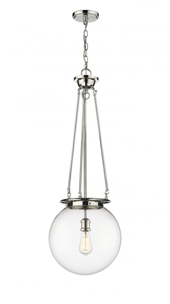 Beacon - 1 Light - 14 inch - Polished Nickel - Chain Hung - Pendant