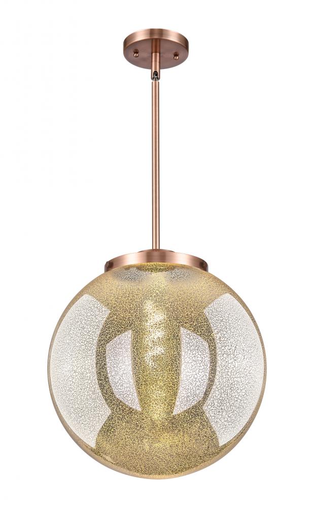 Beacon - 1 Light - 16 inch - Antique Copper - Stem Hung - Pendant