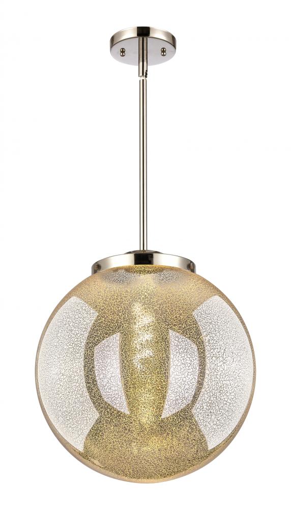 Beacon - 1 Light - 16 inch - Polished Nickel - Stem Hung - Pendant