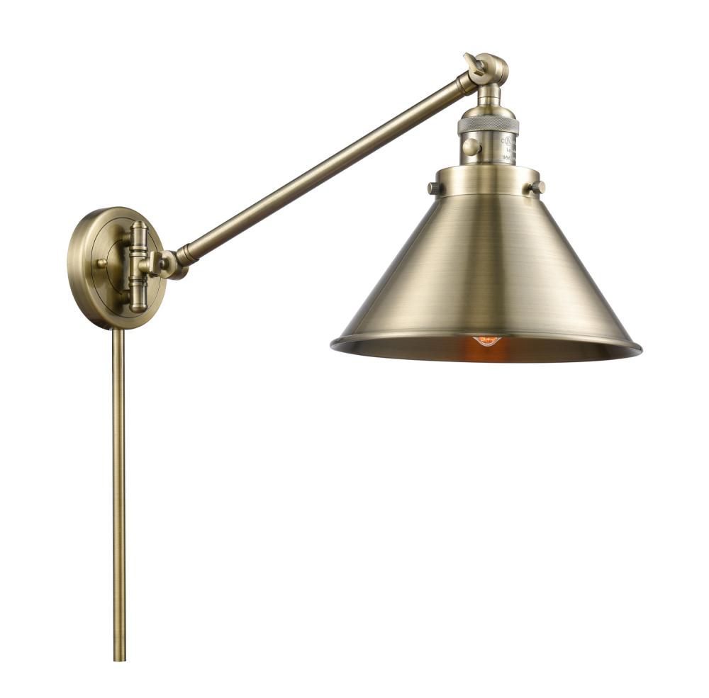 Briarcliff - 1 Light - 10 inch - Antique Brass - Swing Arm