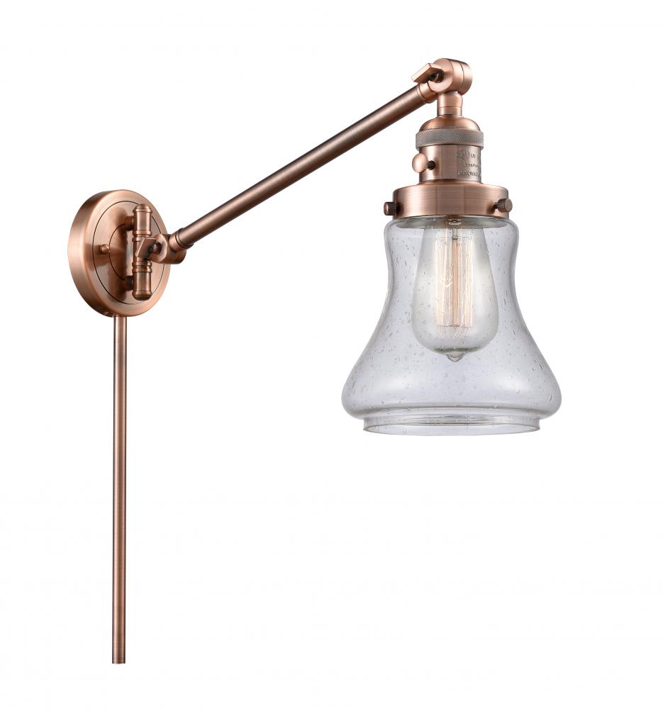 Bellmont - 1 Light - 8 inch - Antique Copper -Adjustable Swing Arm