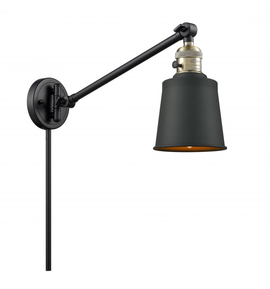 Addison - 1 Light - 8 inch - Black Antique Brass - Swing Arm