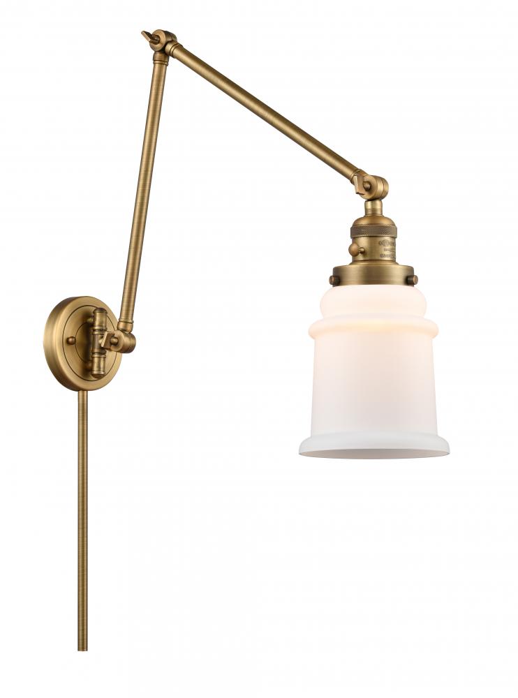 Canton - 1 Light - 6 inch - Brushed Brass - Swing Arm