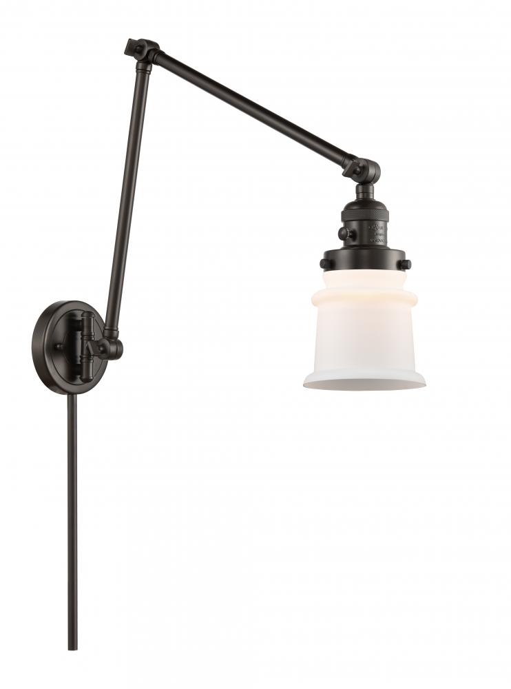 Canton - 1 Light - 8 inch - Oil Rubbed Bronze - Swing Arm
