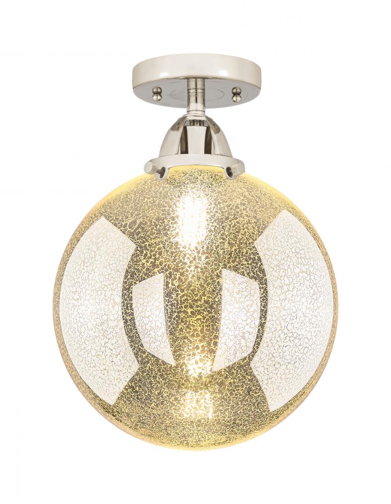 Beacon - 1 Light - 10 inch - Polished Nickel - Semi-Flush Mount