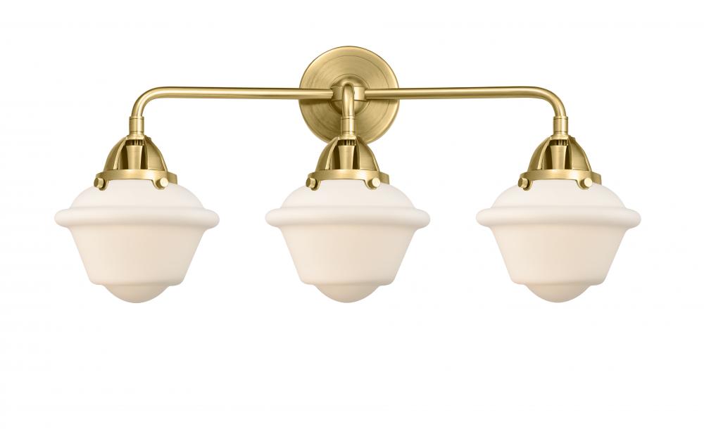 Oxford - 3 Light - 26 inch - Satin Gold - Bath Vanity Light