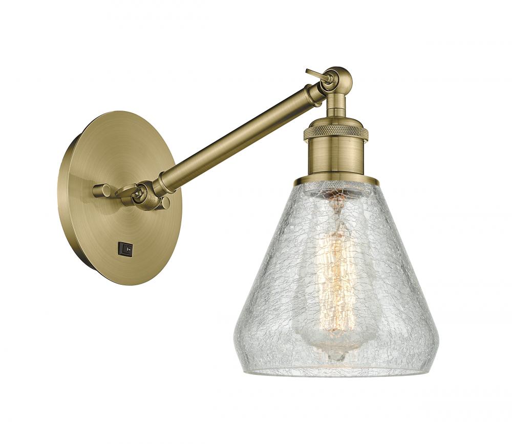 Conesus - 1 Light - 6 inch - Satin Gold - Adjustable Sconce